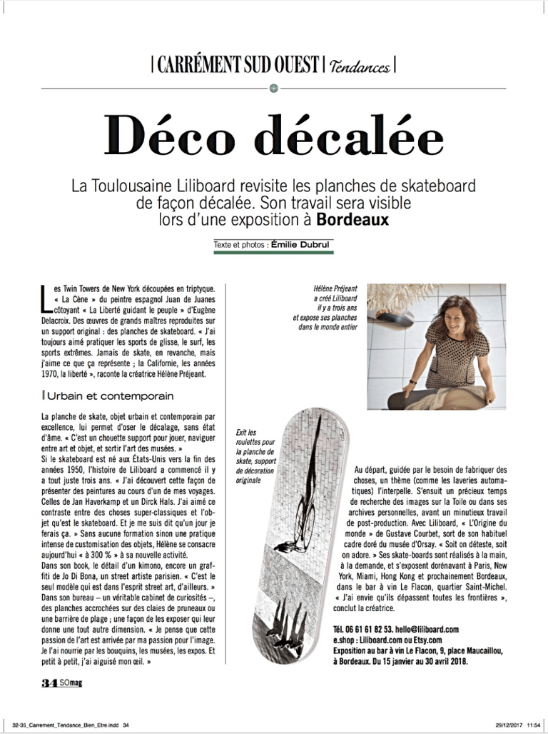 Article SUD OUEST MAG