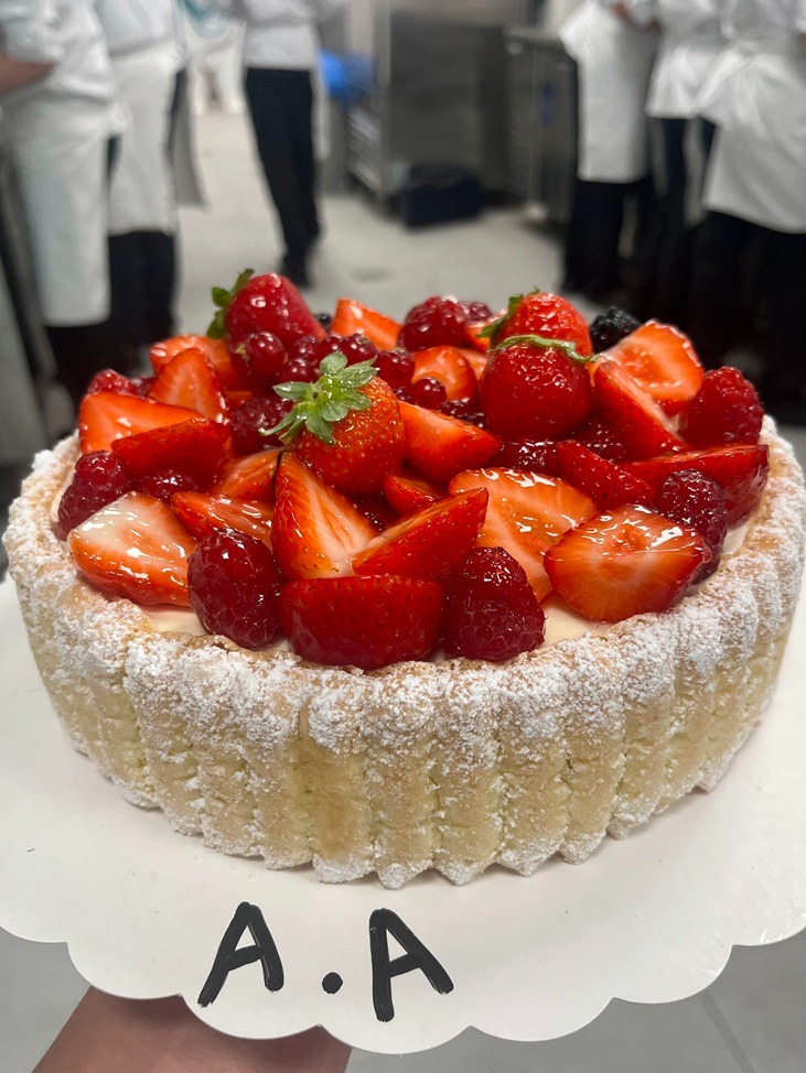 Charlotte aux fraises