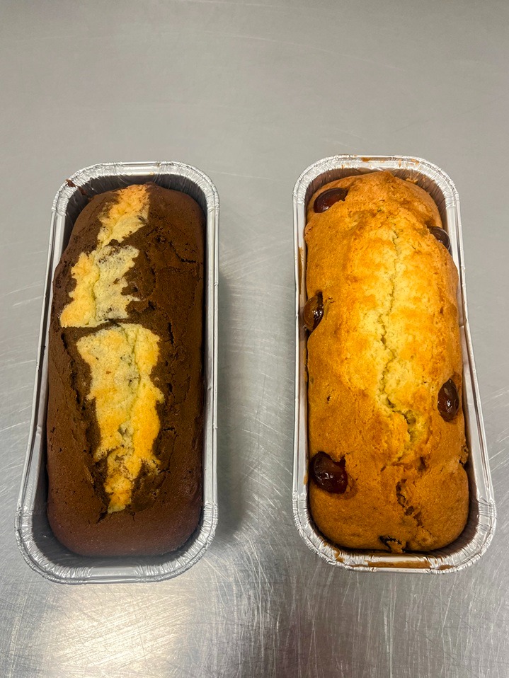 Deux cakes réalisés au CFA