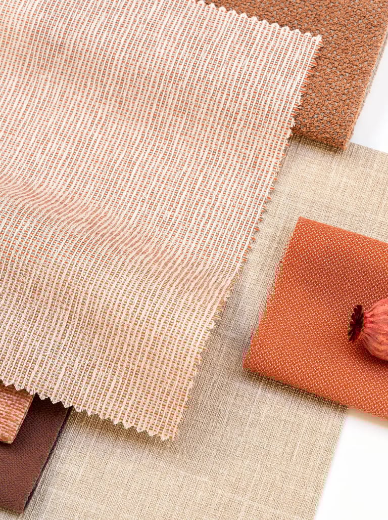 Rausvos spalvos Heather audinys