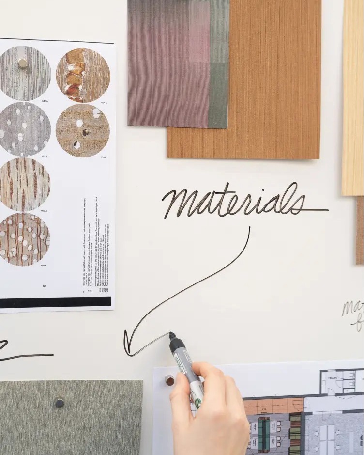 Sienų danga markeriui ir magnetui