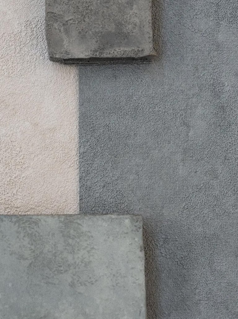 Clay sienų dekoro alternatyva