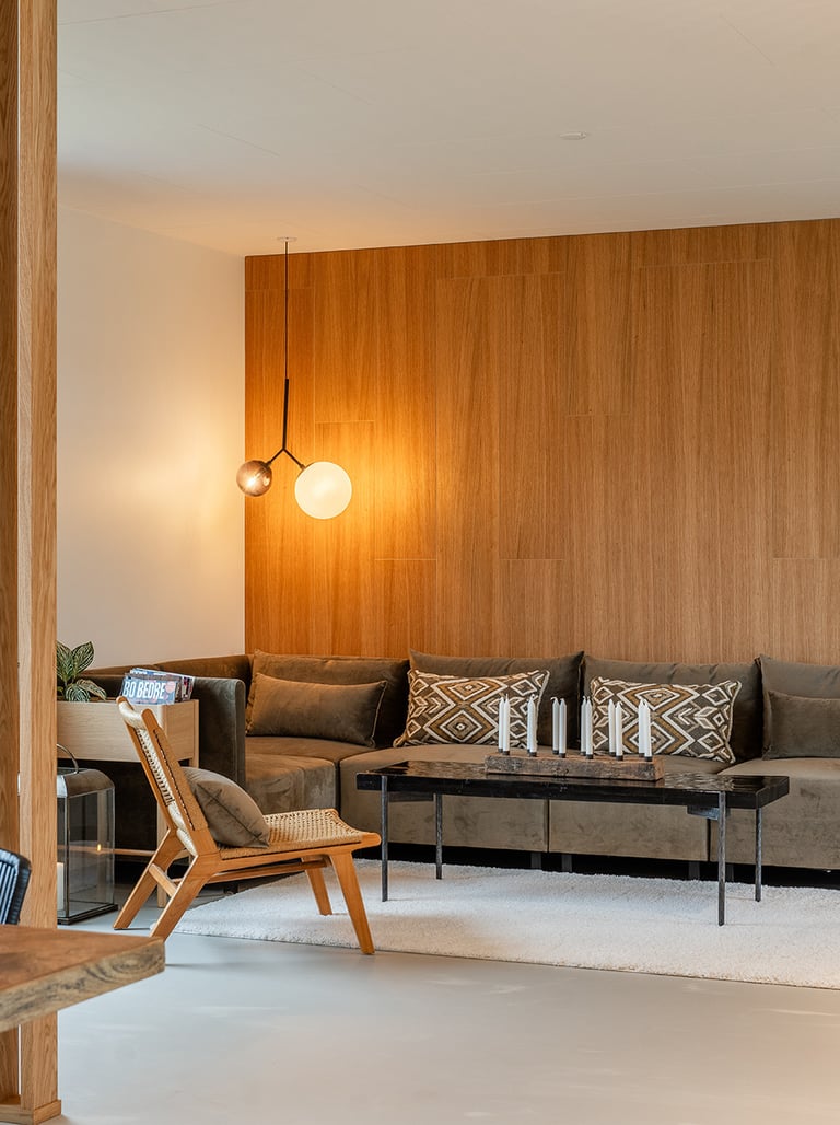 Natūralios faneruotės plokštės apdailai