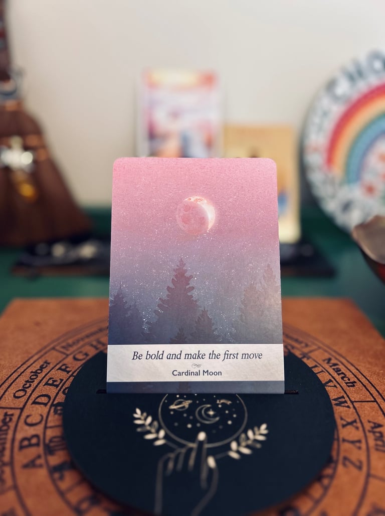 Oracle Card on stand