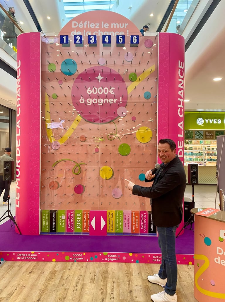 Grand jeu LE MUR DE LA CHANCE