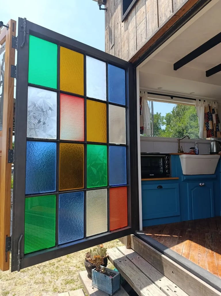 Cabaña Tiny House equipada para tu descanso en Chapadmalal