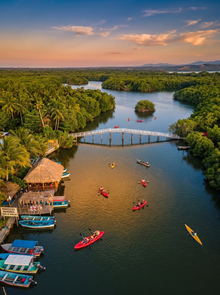 Laguna de Mandinga, Veracruz. VIaje a veracruz