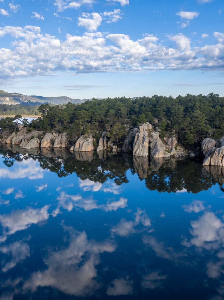 Lago de Arareko en Creel, Chihuahuahua