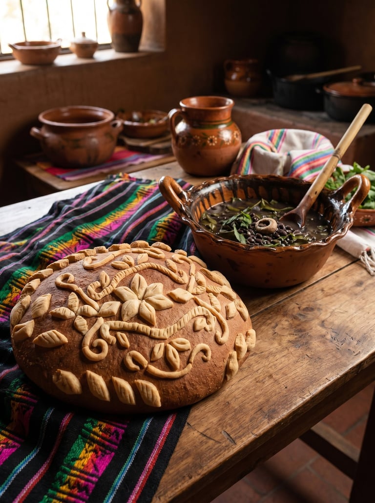 Xonequi y pan de huevo en Xico Veracruz