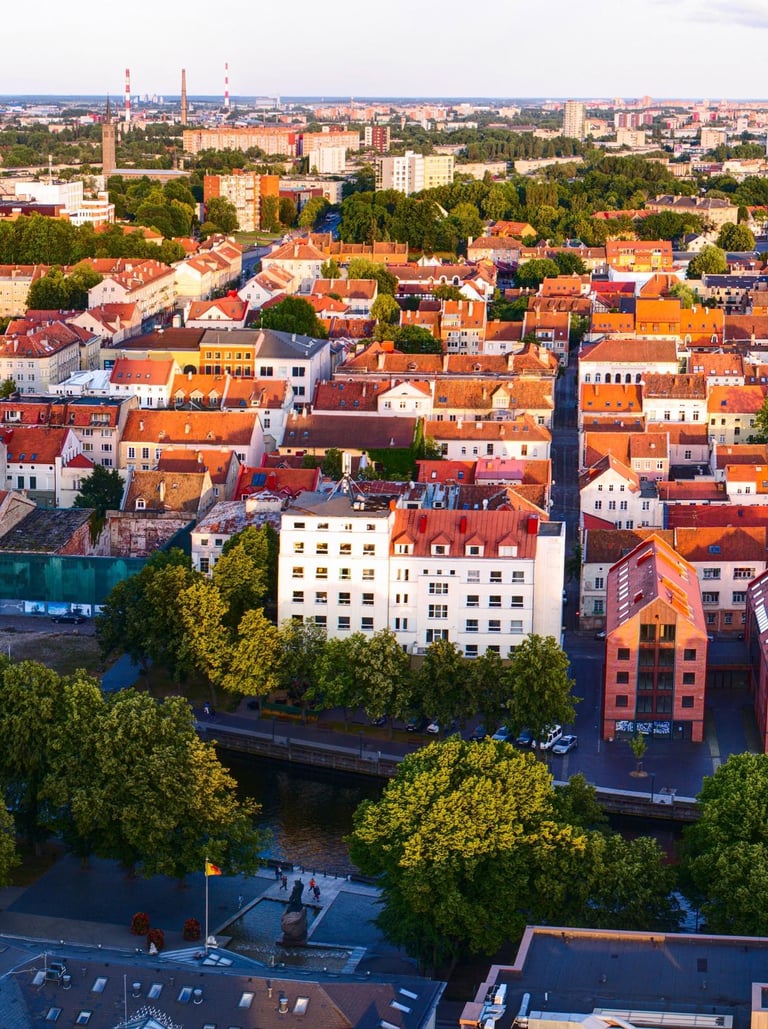 Klaipėda iš paukščio skrydžio
