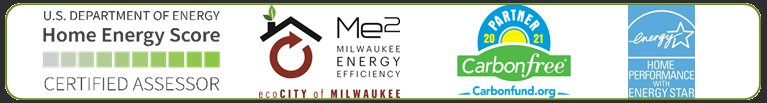 Me2 Milwaukee Energy Efficiency, ecocity of Milwaukee; partner CarbonFree, carbonfund.org; Home Perf