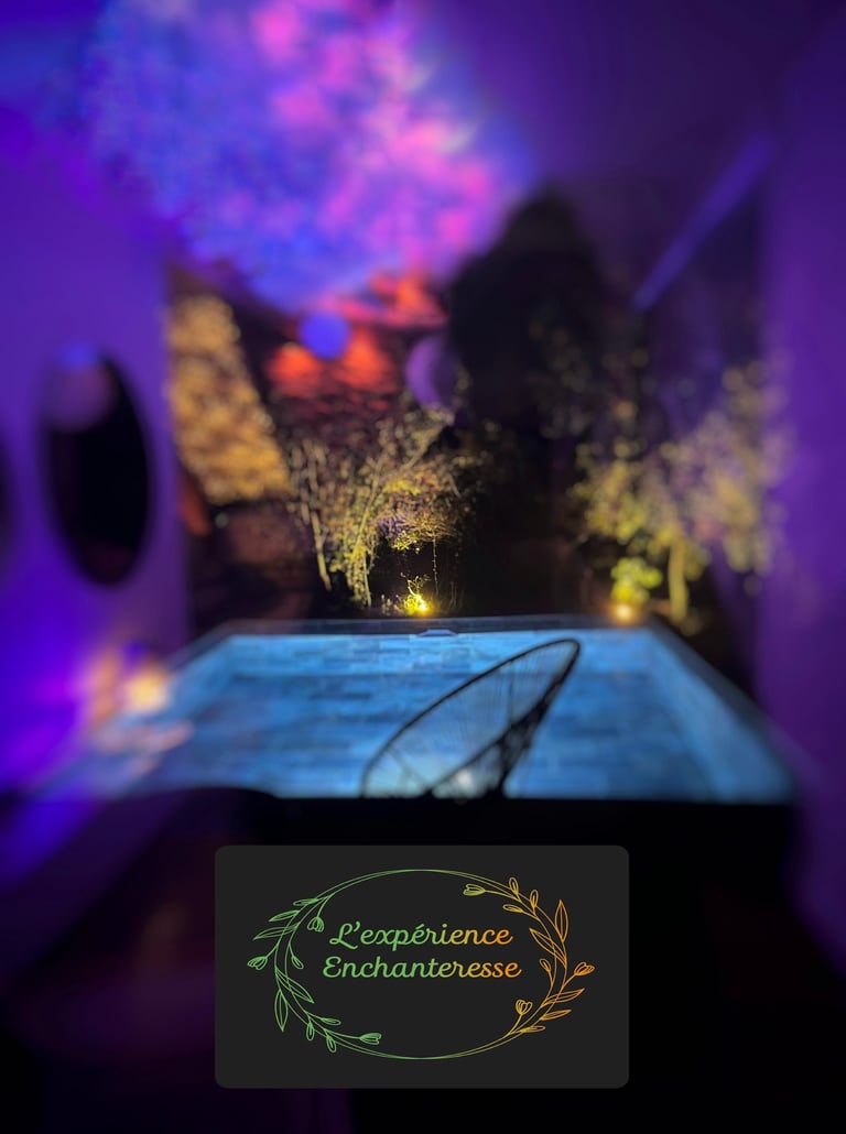 la love room avec ses jeux de lumières