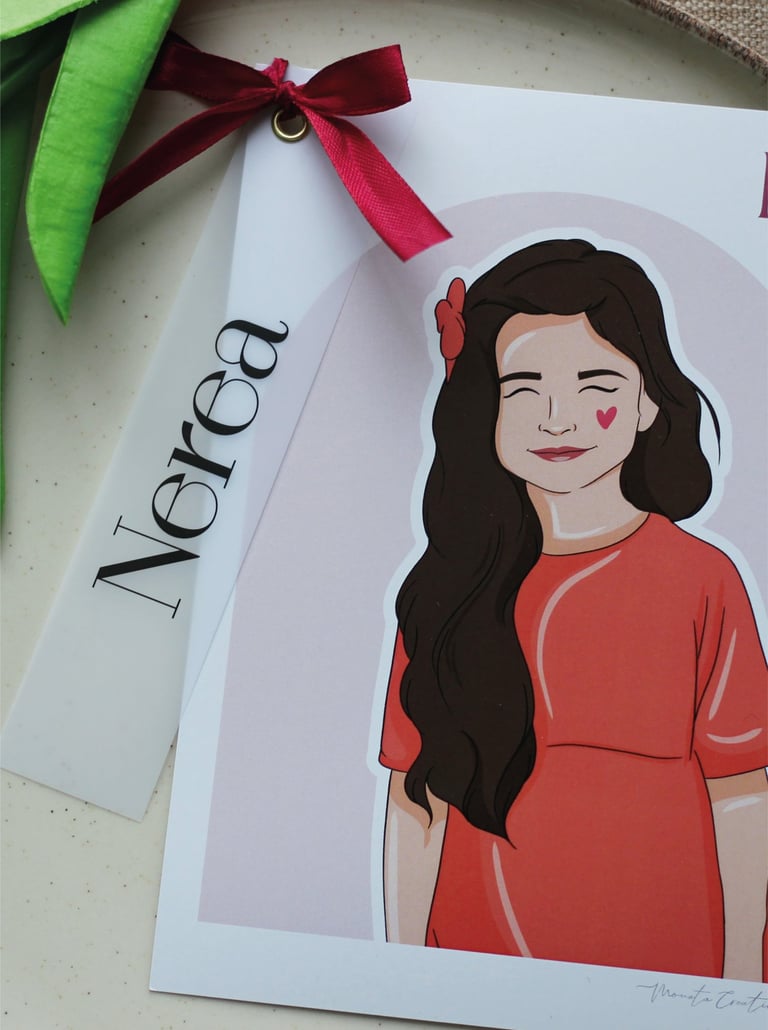 marcasitio Nerea ilustrado personalizado