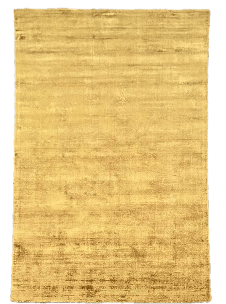 Yellow silk handloom rug. SK-1512 - Vezari Living