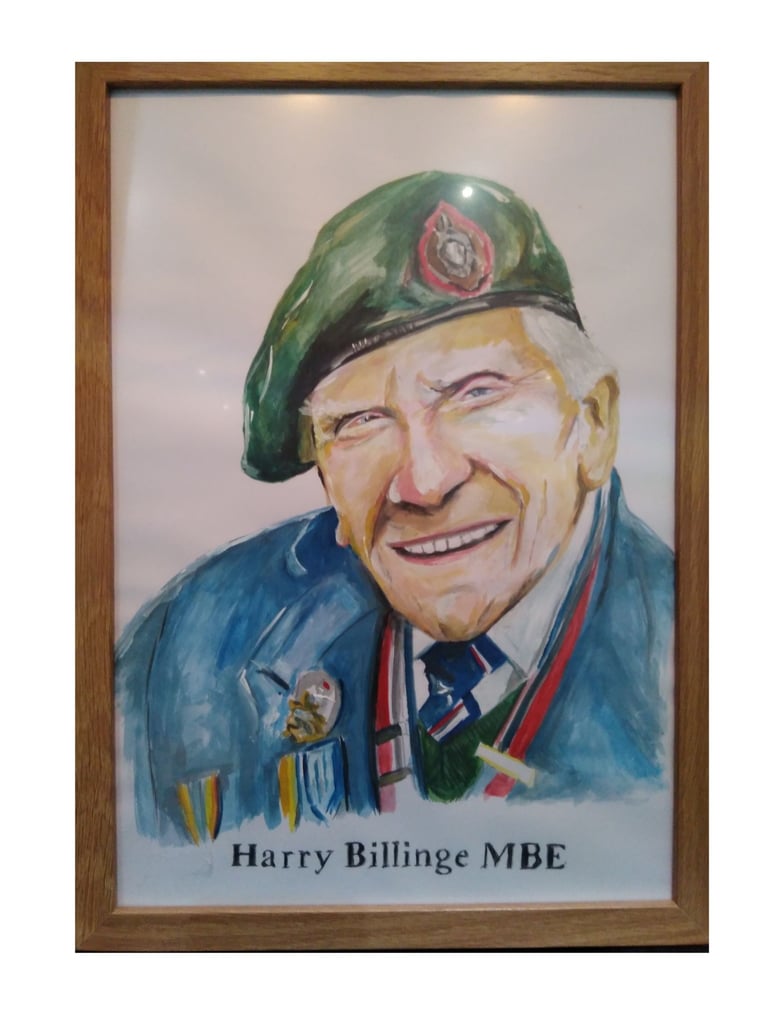 Harry Billinge oil portrait