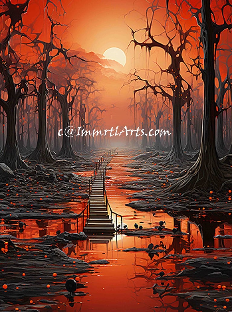 ImmrtlArts: Enchanting Nocturne Illustration