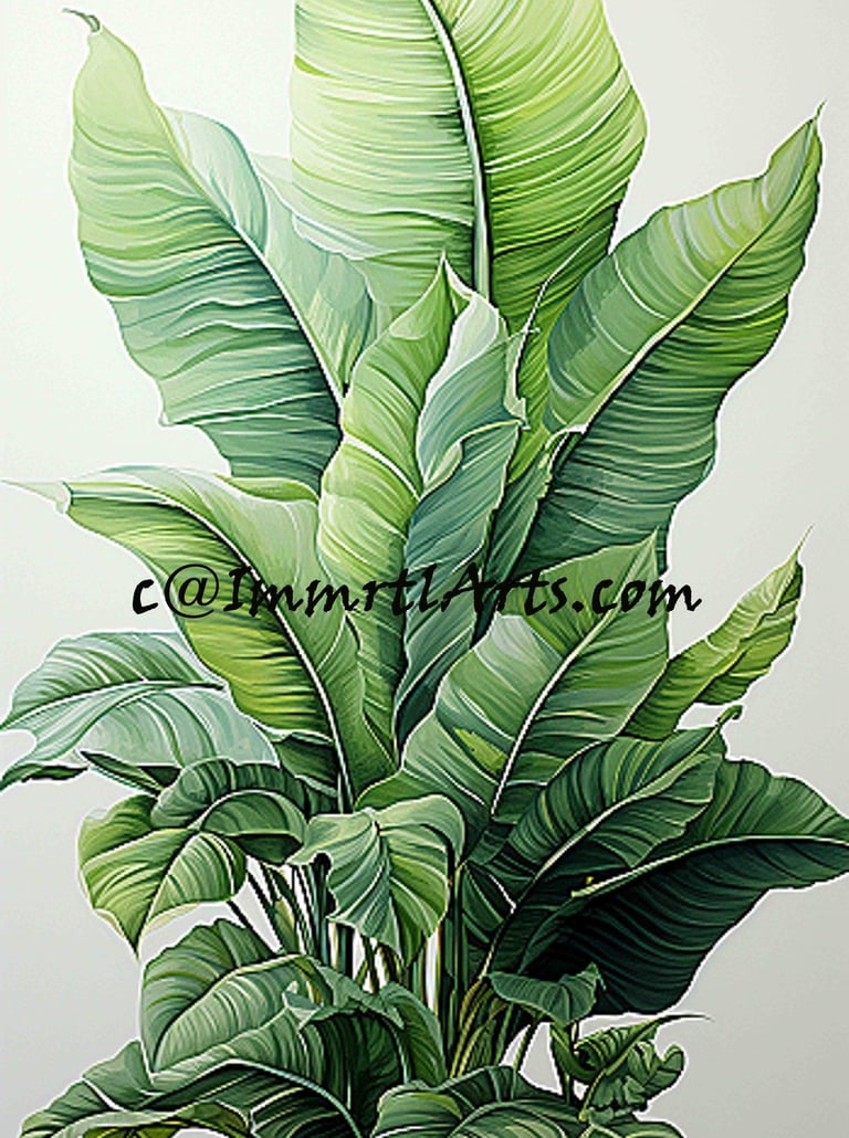 ImmrtlArts: Verdant Harmony Illustration