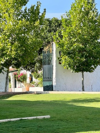 Campanario de Frentes. Vista de la puerta