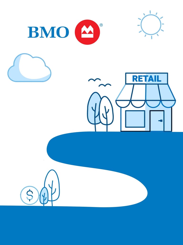 Motion design preview for PanPanPancake's BMO Cash Flow Forecasting animated explainer videos 