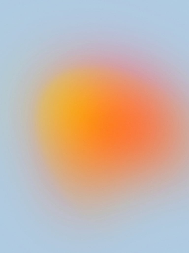 effet blur blue mind peace