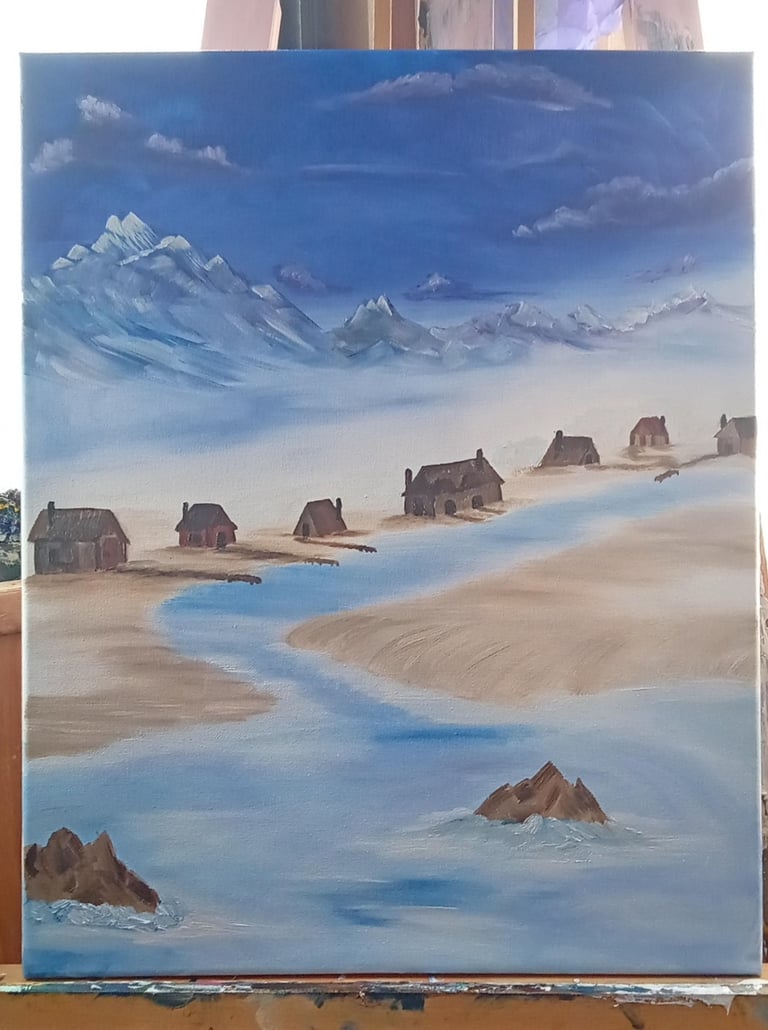 unfinished 1 (painting) Kylee Nicole Smith