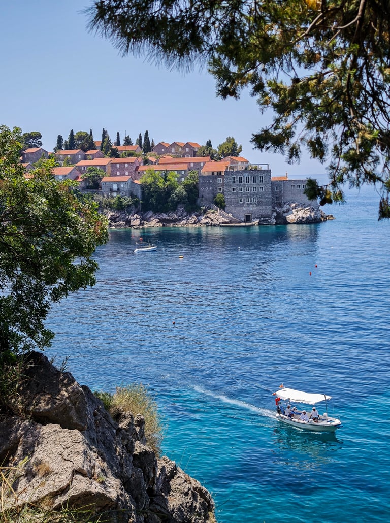 Sveti Stefan - Pešačka staza Milocer