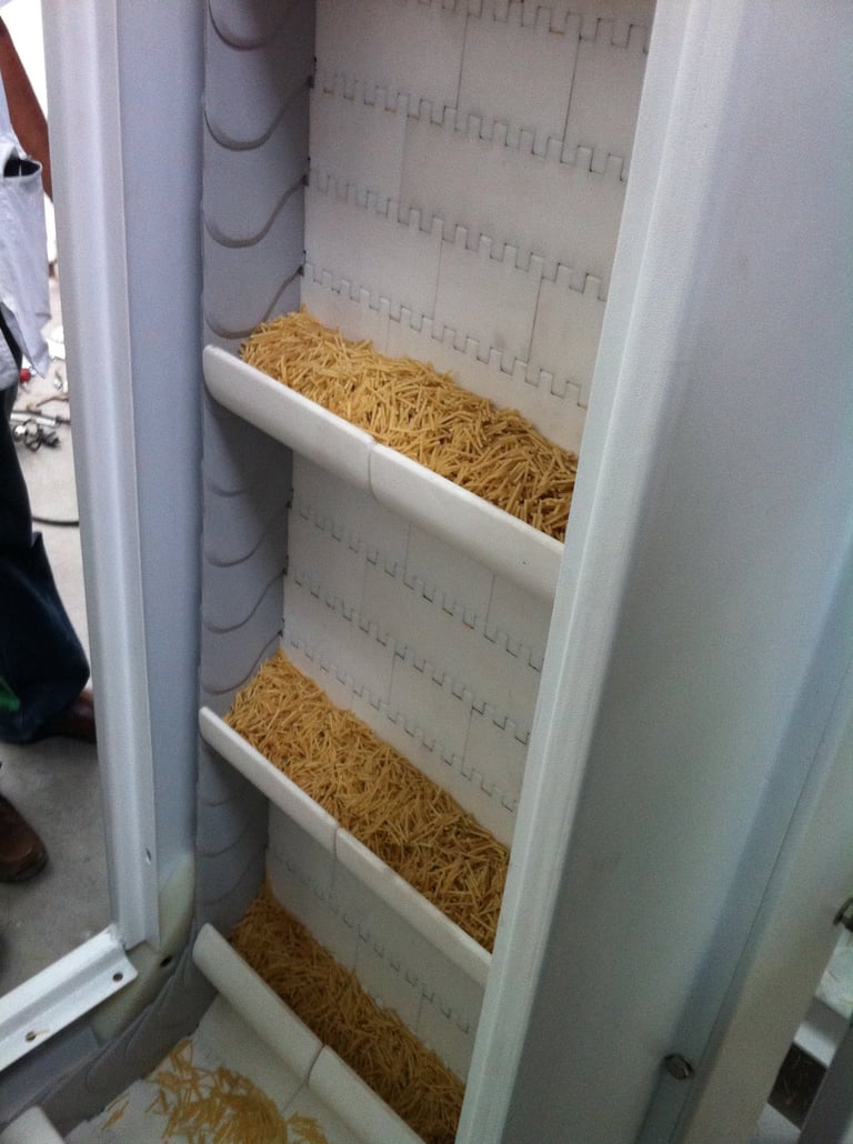 Banda transportadora elevadora