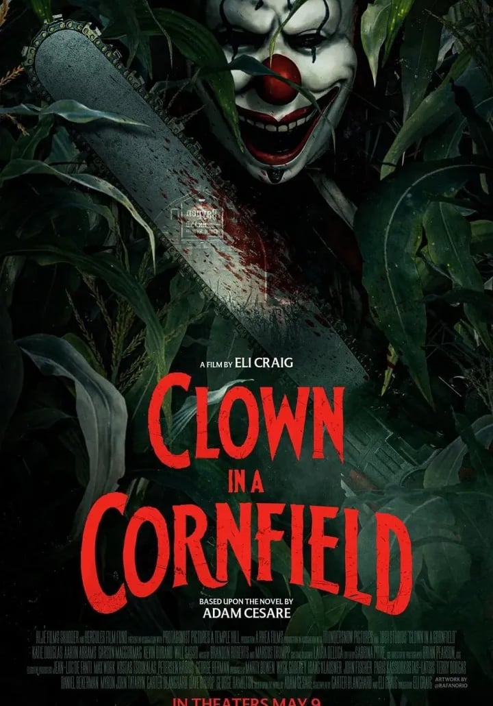 Clown in a Cornfield