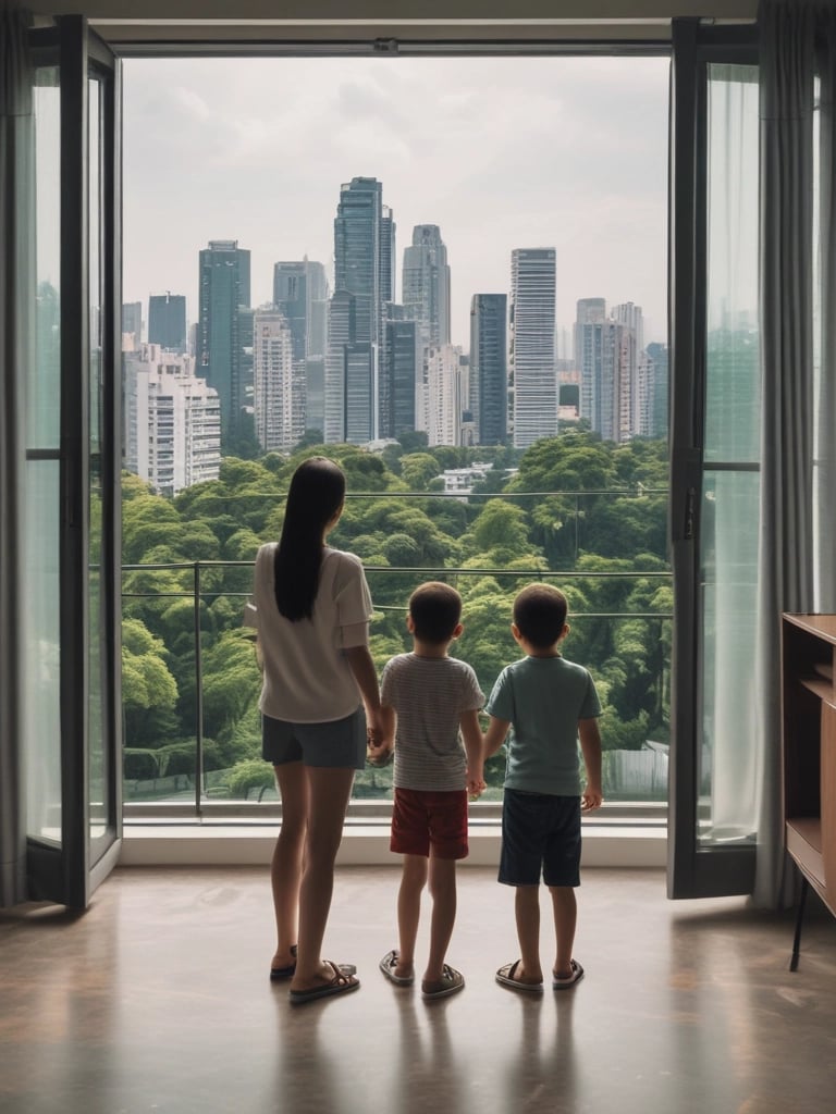 Bright living room with modern inventory