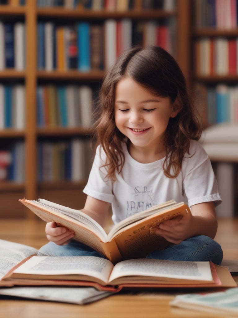 A vibrant, engaging children's book open with colorful illustrations and joyful characters.