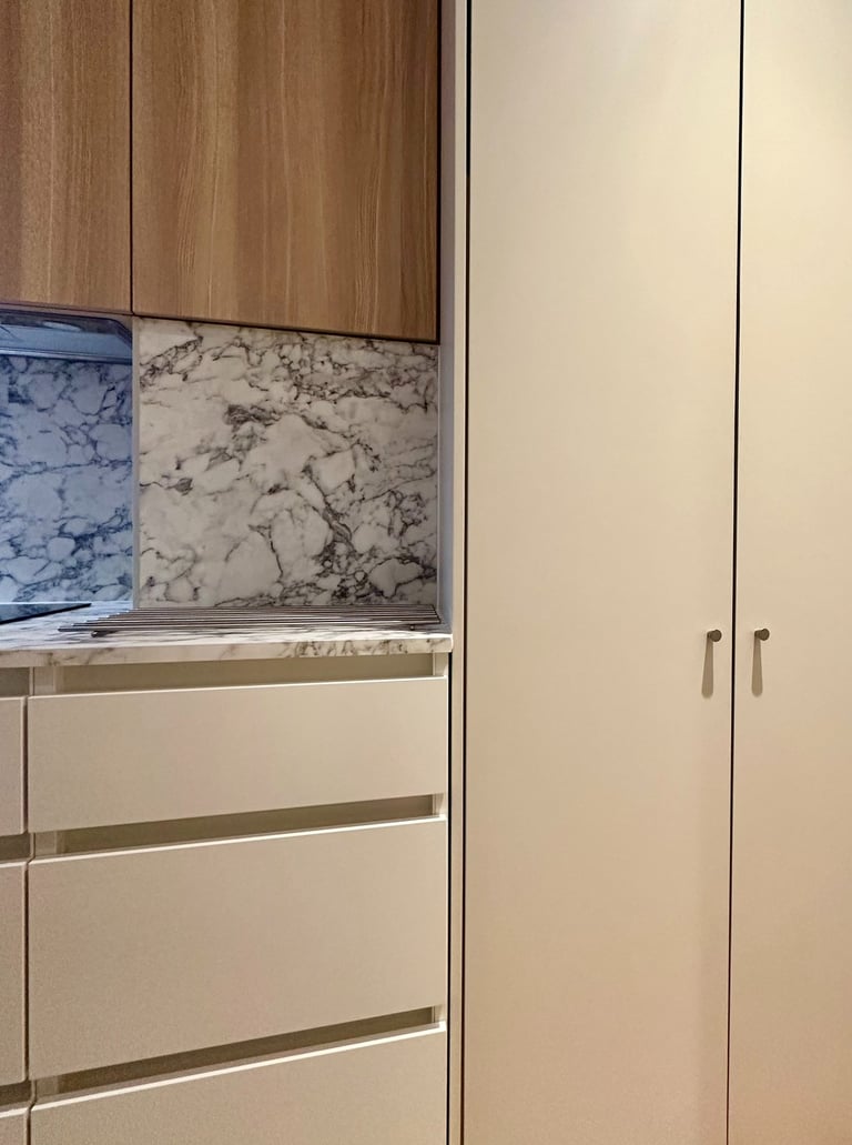 projet bouloi de carmela iannibelli architecte, cuisine detail