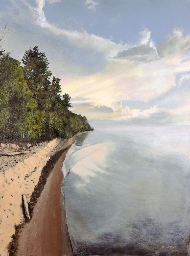 Manitou Island - Lake Michigan painting, Lake michigan beach painting