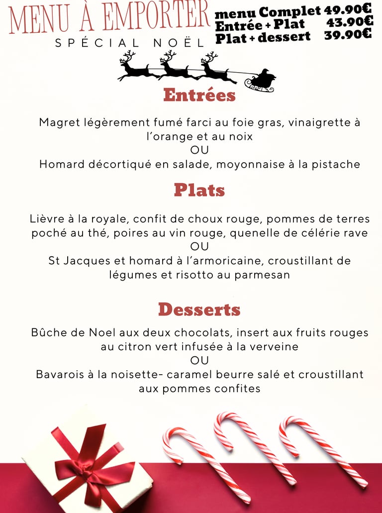 menu noel traiteur alès