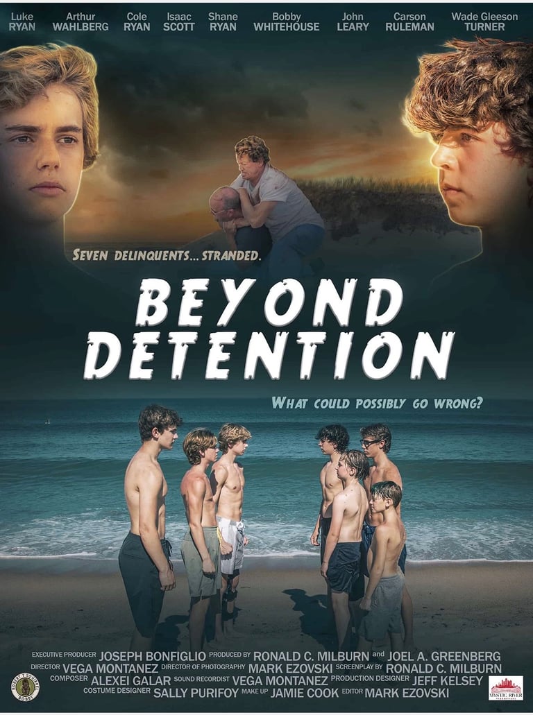 a poster of a movie poster about a group of boys