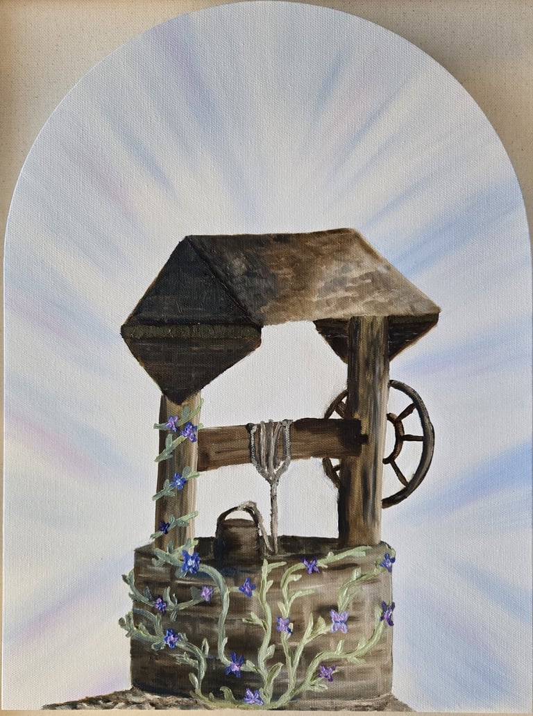 At the Well (painting) Kylee Nicole Smith