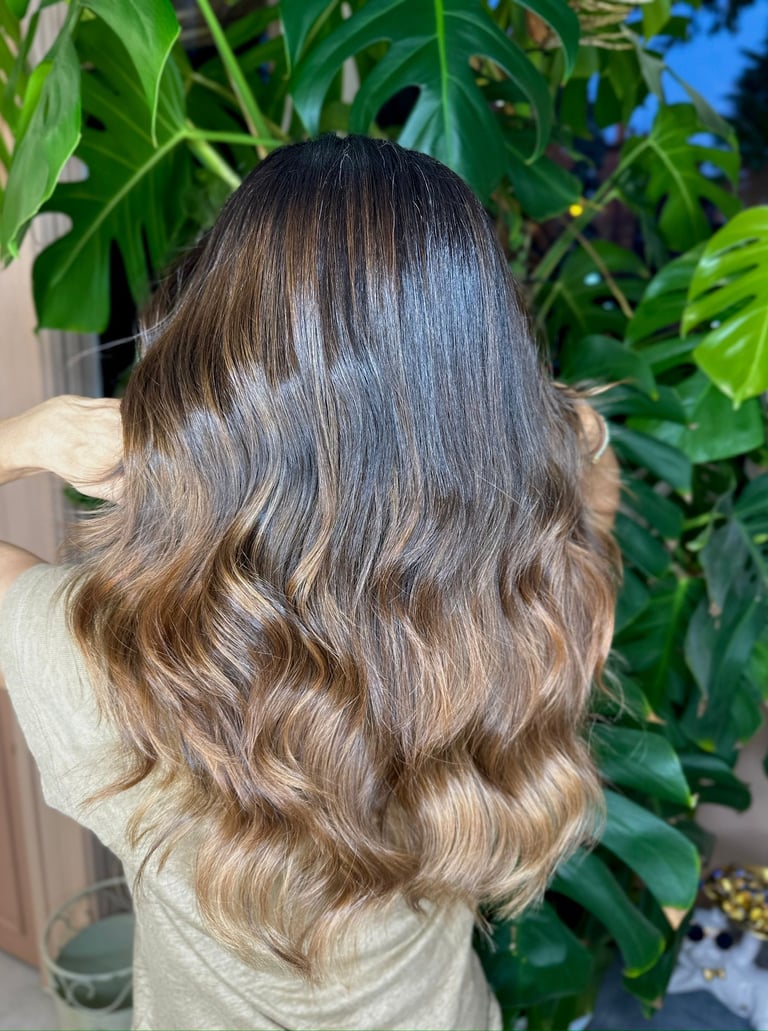 mechas balayage madrid