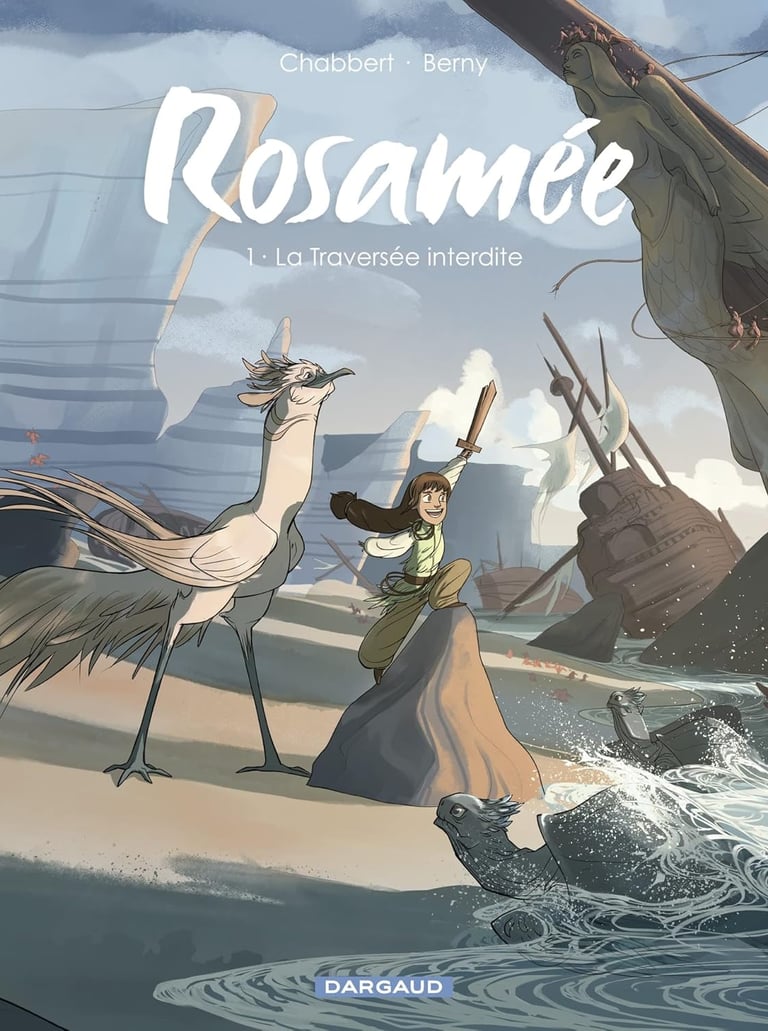 Première de couverture du tome 1 de la BD Rosamée