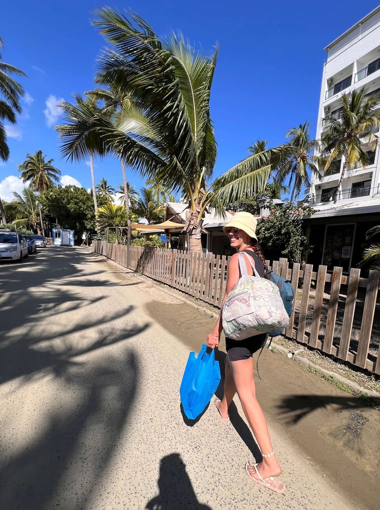 Equipaje que llevaba en fiyi