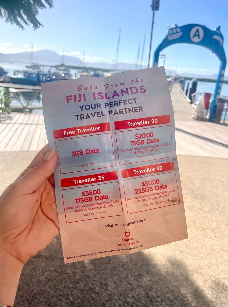 Planes de internet en Fiyi