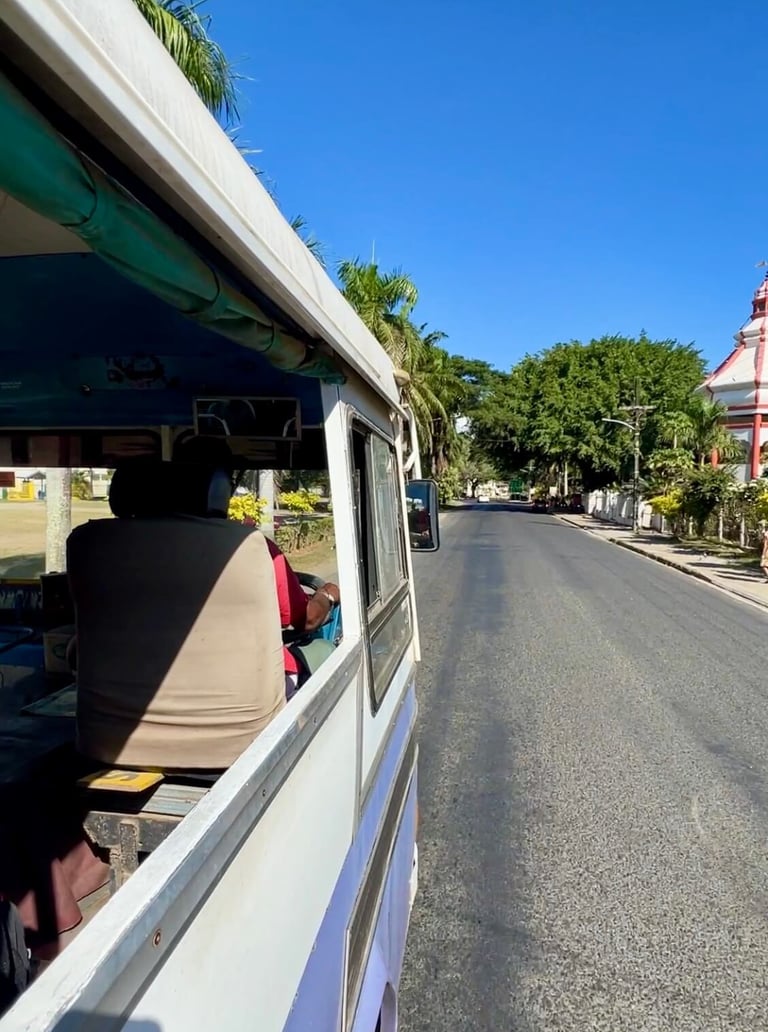 El bus local de Viti Levu