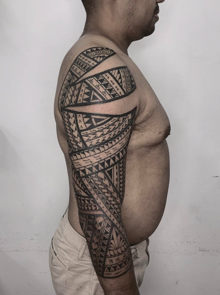 maori tattoo tribal french polynesian mandala geometric nevermoresg singapore tattooseow