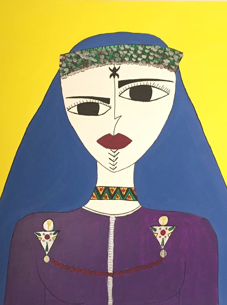 the Chelha by Mellouki chaimaa moroccan cubism