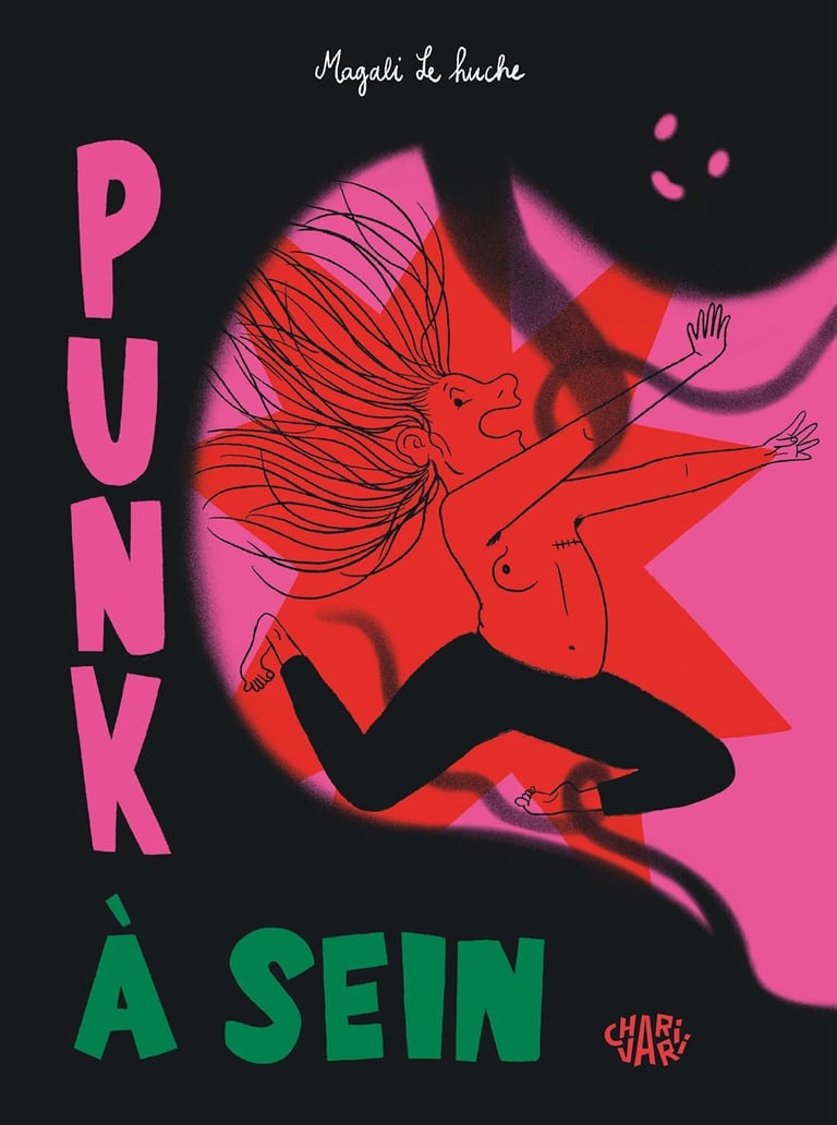 Première de couverture de la BD Punk à sein de Magali Le Huche