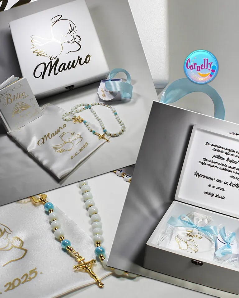 Cornelly Poklon za sveto krštenje komplet