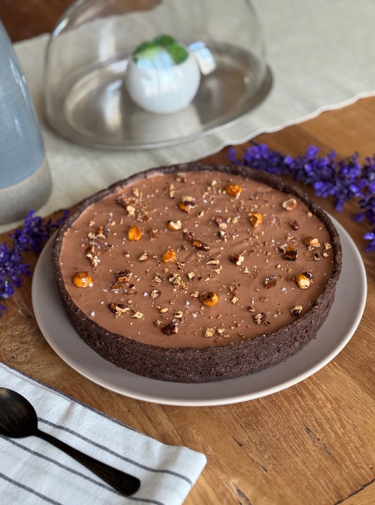 Tarte mousse au chocolat