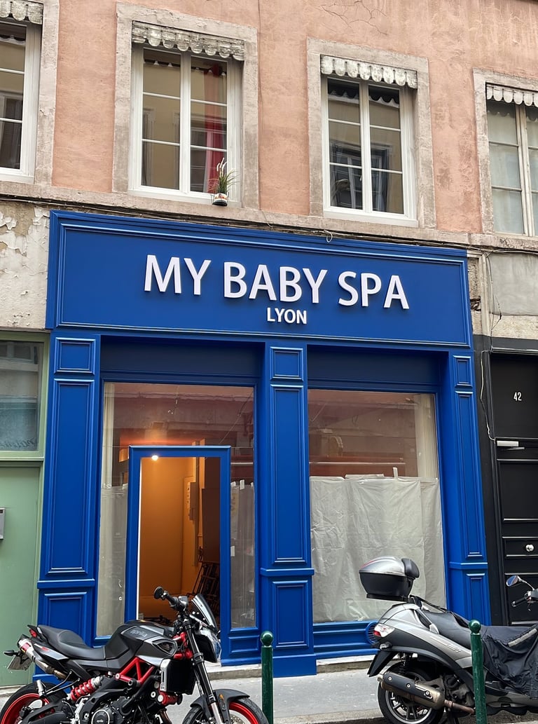 Enseigne sur mesure Lyon 6 - My Baby Spa - AVOSPUB