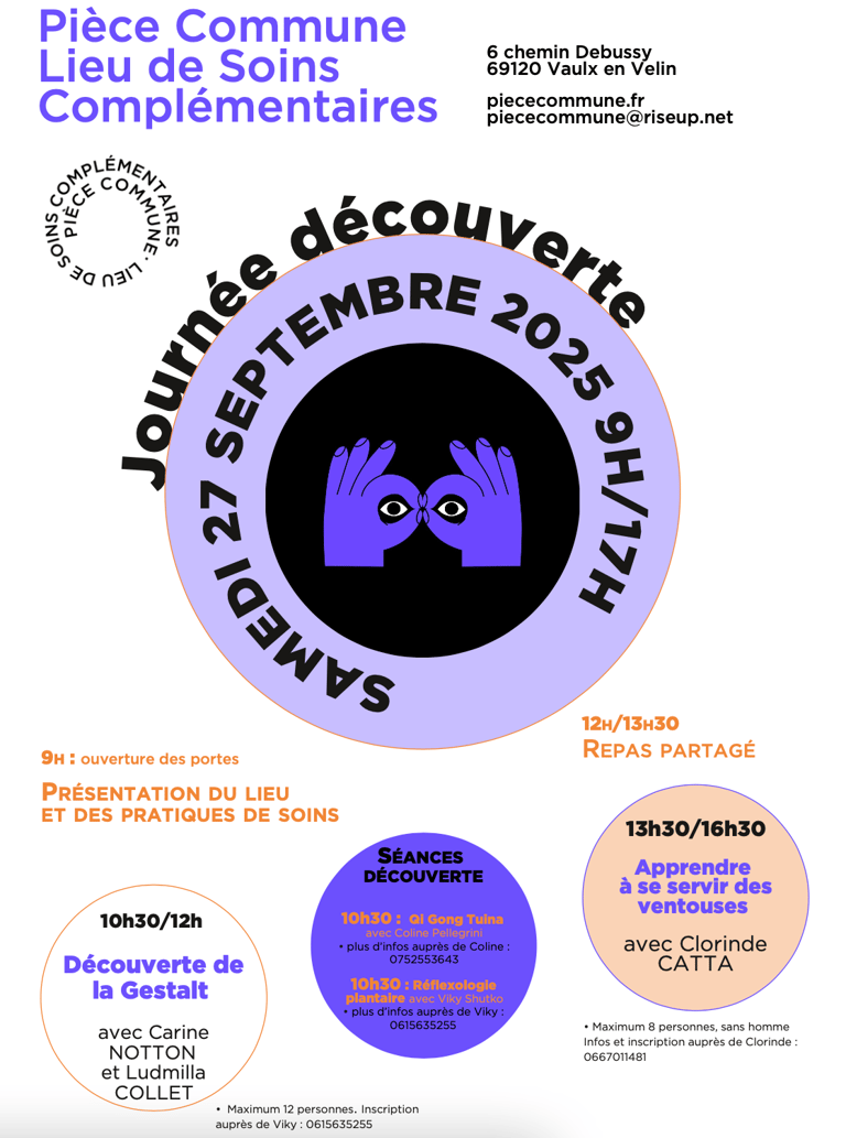 Atelier Gestalt à Pièce Commune, Carine NOTTON et Ludmilla COLLET