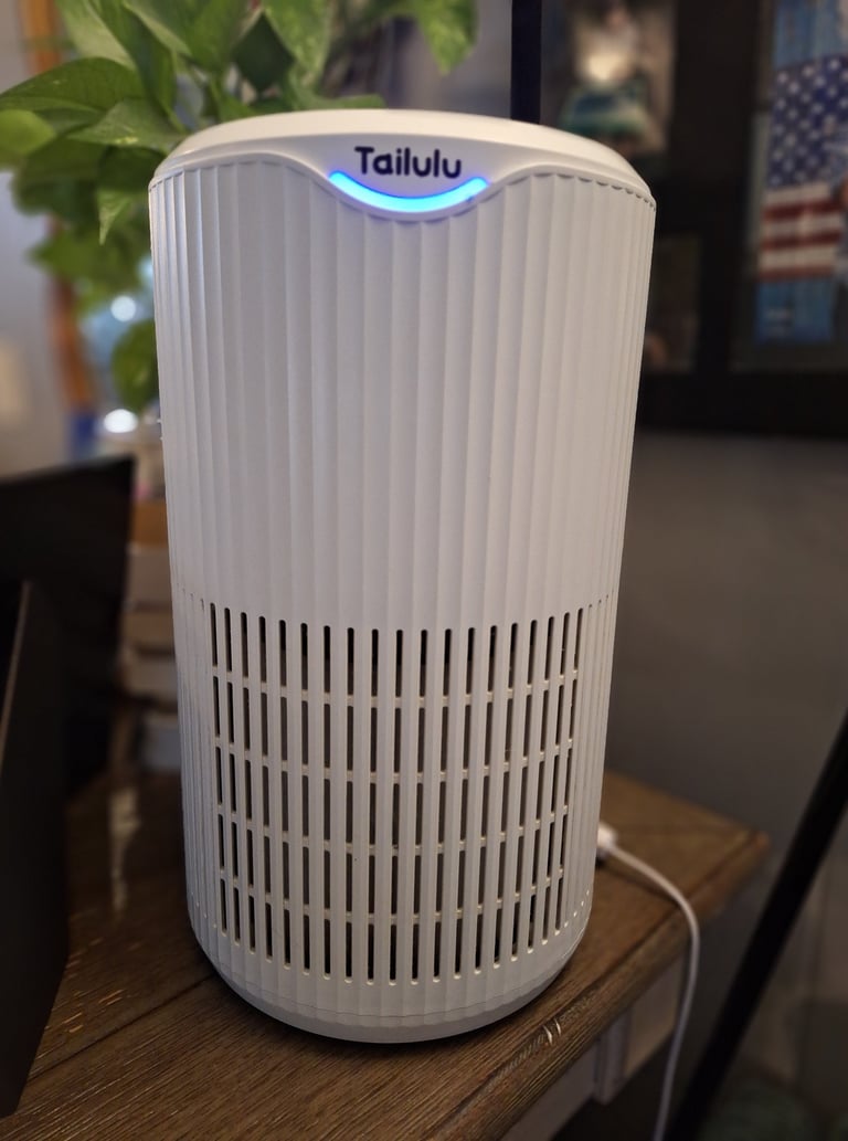 Air purifier used in my home for cleaner indoor air.