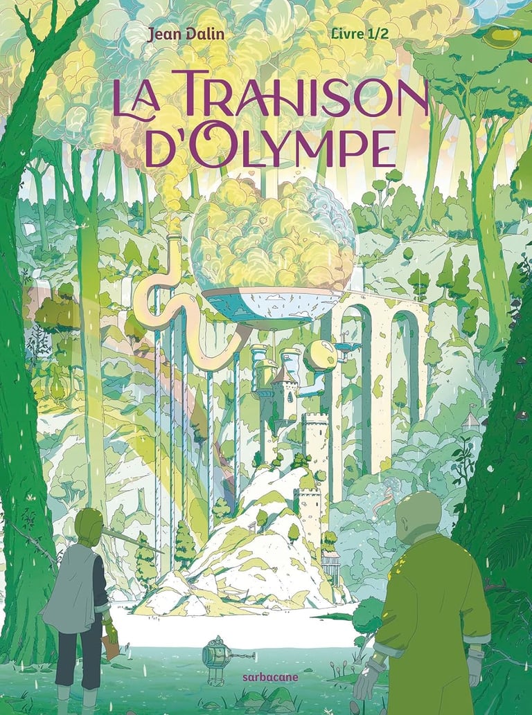 Première de couverture du tome 1 de la BD La trahison d'Olympe