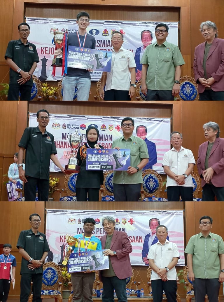 FM Wonng jianwen WIM Puteri Munajjah Malaysia chess championship 2024 